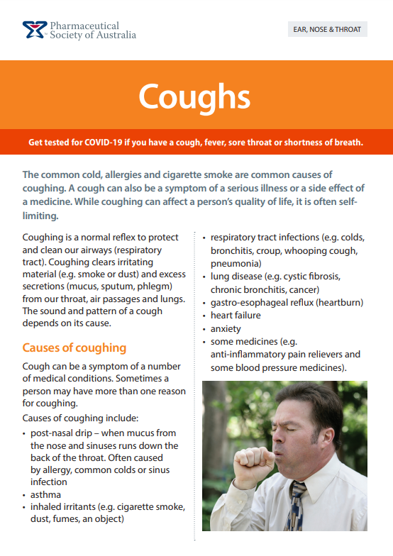 Coughs, Colds and Flu – PC2100 – Applied Therapeutics and Pharmacy ...