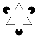 Example of a triangle optical illusion