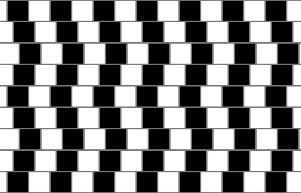 Example of an optical illusion