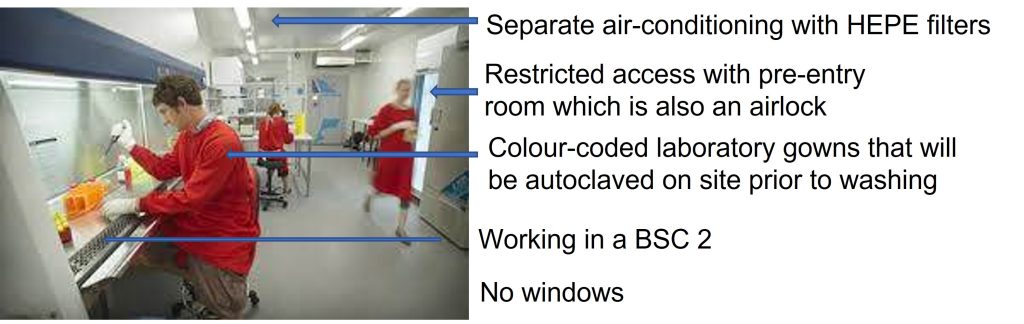 What a BSL-3 laboratory should look like.