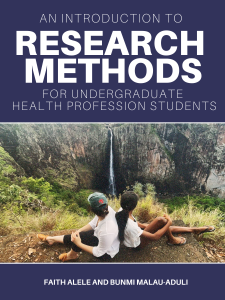 An Introduction to Research Methods for Undergraduate Health Profession Students book cover