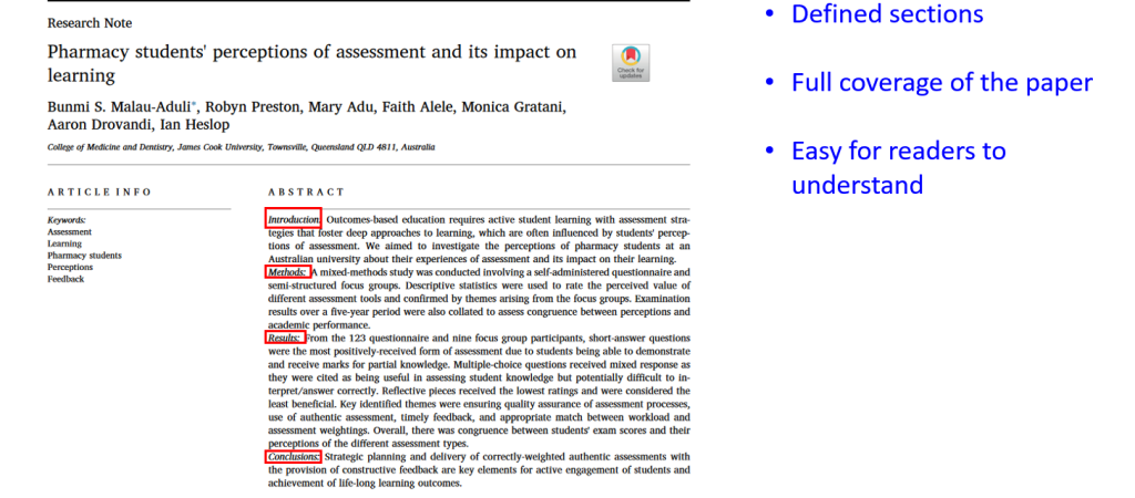 7.2 Structure of a Paper – An Introduction to Research Methods for ...