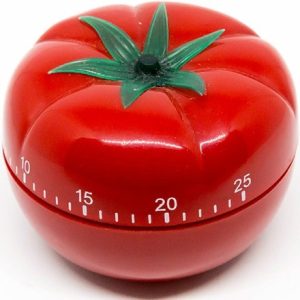 Kitchen timer in the shape of a tomato